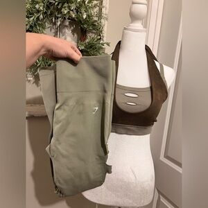 Gymshark Leggings and Sports Bra Set